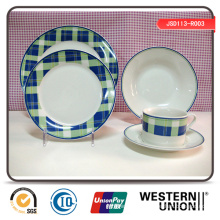 Forma redonda Dinnerset de la porcelana en 20PCS